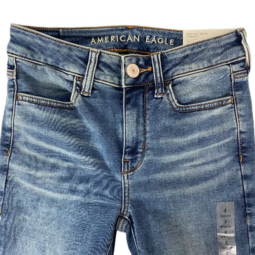 NWT American Eagle Hi-Rise Distressed Jegging - Picture 4 of 16